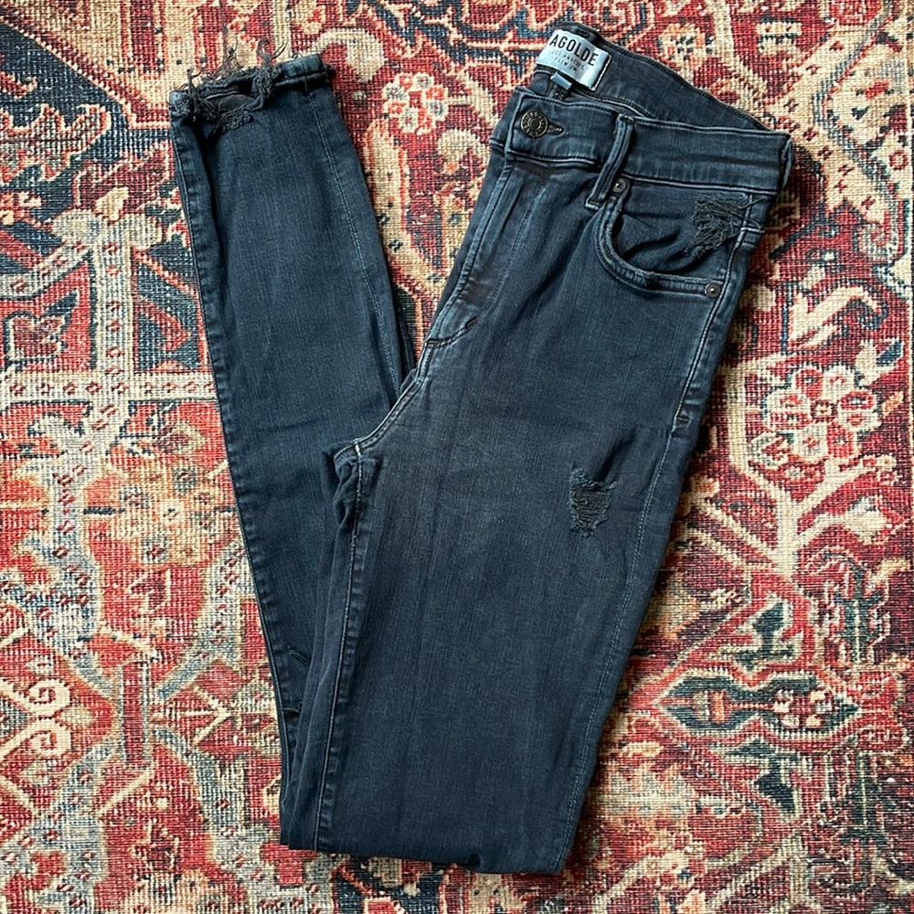 Agolde disstressed‎ Jeggings